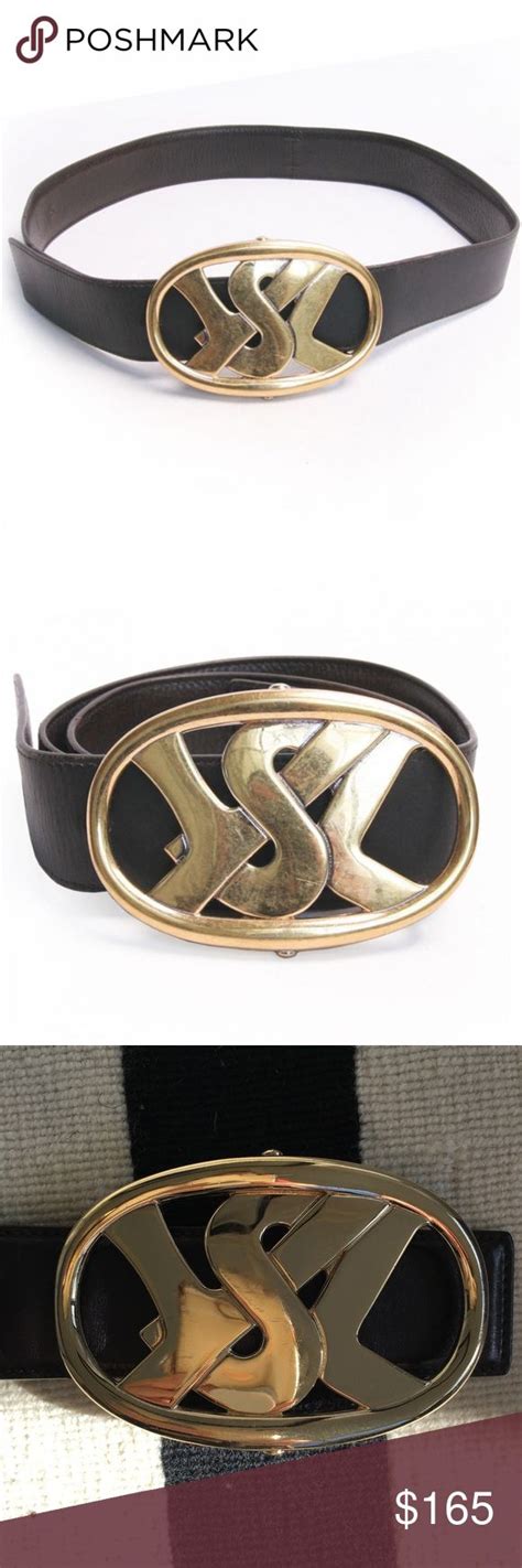 yves saint laurent vintage belt 